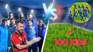 100 ბავშვი VS იუთუბერები/ფეხბურთელები | Dinamo Arena