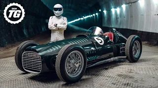 BRM’s Supercharged V16 F1 Car Sounds INSANE | TG Tunnel Run Ft. THE STIG