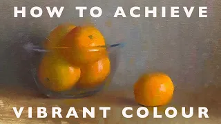 Oil Painting Tutorial - How to Achieve Really Vibrant Colour