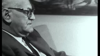 Fritz Bauer spricht zum Eichmann-Prozess