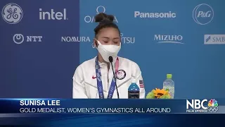 Suni Lee Wins Gold in Women's Gymnastics Individual All-Around Event