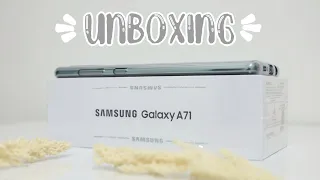 unboxing 🍯 Samsung Galaxy A71 prism crush blue