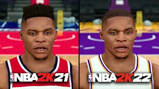 NBA 2K22 vs NBA 2K21 CURRENT GEN GRAPHICS COMPARISON — PS4