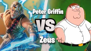 Peter Griffin VS Zeus in Fortnite Chapter 5 Season 2!