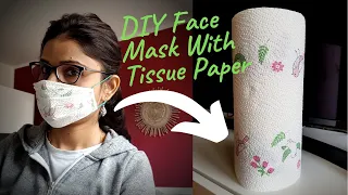 DIY Emergency Face Mask | How To Make Face Mask | Mask From Tissue paper