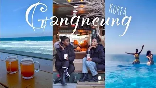 [Korea Vlog] Trip to Gangneung 🌊 l Prettiest beaches, Luxury Stay, Cafes & Running Man Park