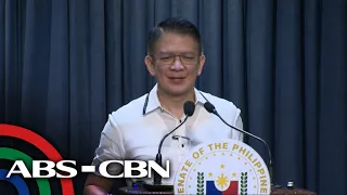 Senate President Chiz Escudero talks to members of the press | ABS-CBN News