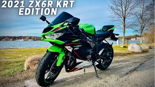 2021 Ninja ZX6R KRT Edition Mods | Carbon M4 Street Slayer #zx6r #bikelife