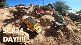 SCX24 Track Day!!! Colorado's Best Outdoor Mini Crawler Track #scx24