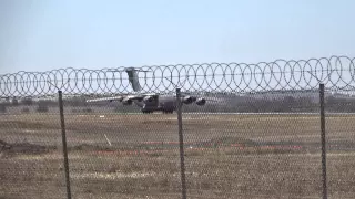 RAAF Boeing C-17A Globemaster III A41-207 Departs Melbourne Airport For RAAF Base Amberley