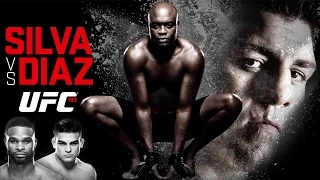 UFC 183 - Silva vs Diaz (CaRtOoNz vs H2O Delirious) (Full Fight)