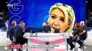 Marine Le Pen a proposé à Eric Zemmour d'être candidat aux européennes  - Les Grandes Gueules de RMC