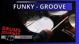 Drumless Track | Funky Groove | 134 Bpm