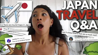 Answering YOUR questions about travelling in Japan! JAPAN TRAVEL Q&A✈️ ✨