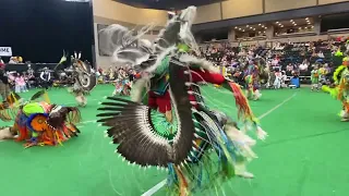 SR. MENS FANCY at FOUR BEARS POWWOW 2023 (Sunday Afternoon)