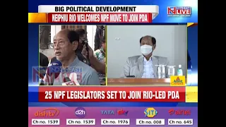 CM Rio welcomes NPF's bold decision; final call on PDA merger after talks with BJP