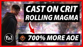 Cast on Crit Rolling Magma Saboteur - Massive AoE, Full 3.21 Build Guide | Path of Exile, Crucible