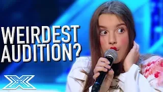 BIZARRE Audition CREEPS Out Contestants! | X Factor Global