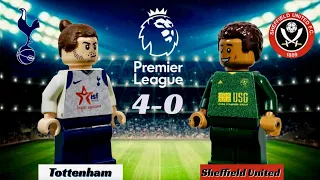 Tottenham 4-0 Sheffield United | LEGO Highlights