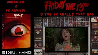 Friday The 13th 4k Ultra HD Bluray Steelbook Unboxing & 4k Comparisons.