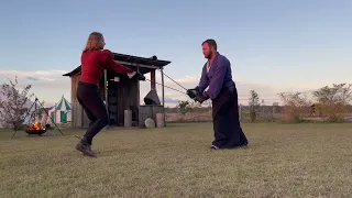 Katana vs Longsword | Fun Sparring