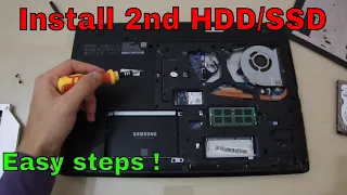 Lenovo G50 how to install two HDD / SSD using caddy