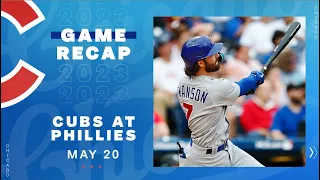 Cubs vs. Phillies Game Highlights | 5/20/23