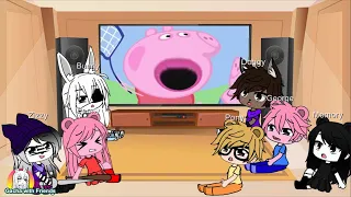 |Gacha Club| 🐷 Piggy characters react to Piggy Memes - Peppa and Roblox Piggy Funny Animation Part 2