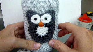 DIY Crochet Owl Applique / Video Tutorial