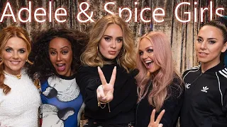 Adele at the Spice Girls concert