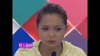 Miho sees daughter Aimi's video