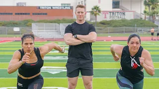 PACER Fitness Test (Beep Test) US Marine vs Firefighter