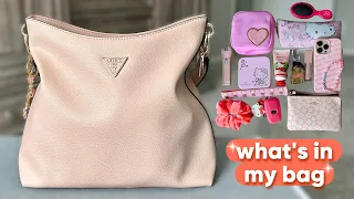 what's in my bag ♡ Guess Kirsti Bag