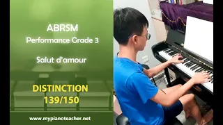 Salut d' Amour | Edward Elgar | ABRSM 2021-2022 B:1 Grade 3 Distinction [139]