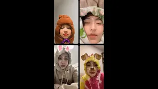 210918 Hannah 4EVE IG LIVE with Punch , Fai , Jorin 4EVE