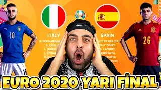 BU AKŞAM ! İTALYA - İSPANYA ! EURO 2020 YARI FİNAL 😱