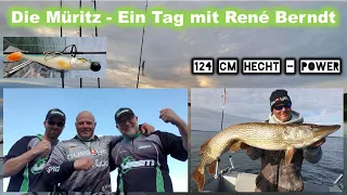 124 cm Hecht-Power - Die Müritz   Ein Angeltag mit Rene Bernd