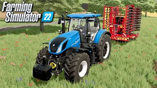 Nowy ciągnik i nowy siewnik - Farming Simulator 22 | #38