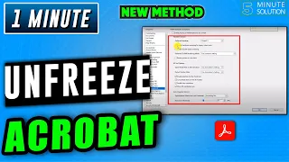 How to unfreeze adobe acrobat 2024 | adobe acrobat frozen