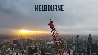 Climbing the tallest crane in Australia!