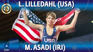 Luke Joseph Lilledahl (USA) vs Mohammad Reza Asadi (IRI) - Final // U17 World Championships 2022