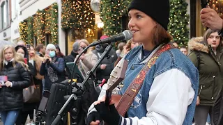 LOOPING FOR THE 1st TIME | Ed Sheeran - Shape of You | Allie Sherlock cover