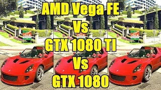 GTA 5 AMD Vega Frontier Edition Vs GTX 1080 TI Vs GTX 1080 1440p Frame Rate Comparison