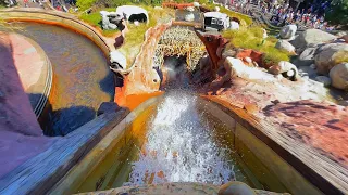 [MARCH 2022] Front Row POV - Newly Refurbished Splash Mountain Full Ride - Disneyland