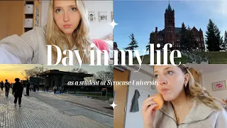 day in my life as a student at syracuse university