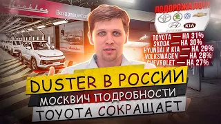 МОСКВИЧ НОВЫЕ ПОДРОБНОСТИ| ВОДИТЕЛЬ УМЕР ЗА РУЛЕМ| DUSTER СНОВА В ПРОДАЖЕ| АвтоНОВОСТИ № 11