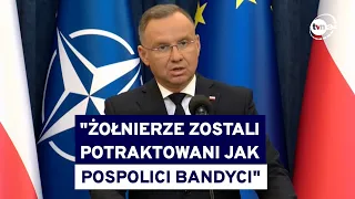 Prezydent Andrzej Duda skomentował zatrzymanie żołnierzy na granicy z Białorusią @TVN24