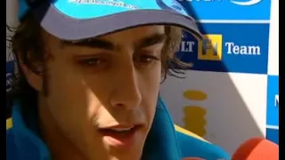 Alonso about crash and Ralph (Monaco 2004)