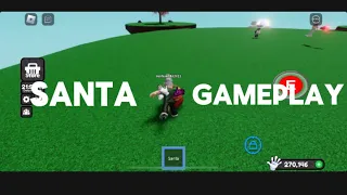 Just some Santa gameplay because why not | Slap Battles