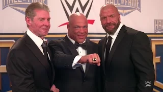 Kurt Angle receives his WWE Hall of Fame ring